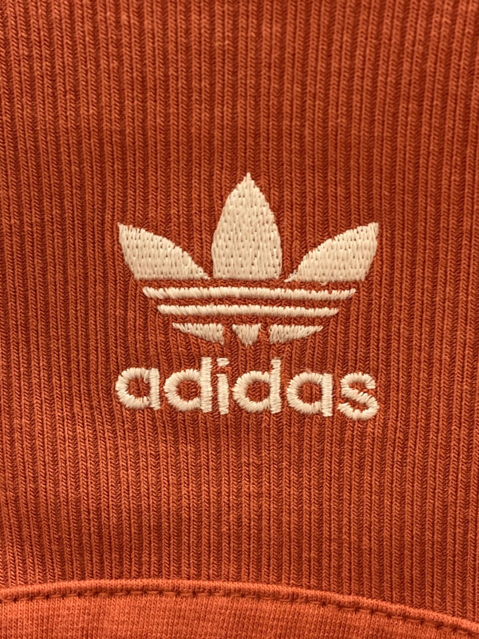 adidas Originals Ribbed Cut-Out Crop Tank Top - Image 6