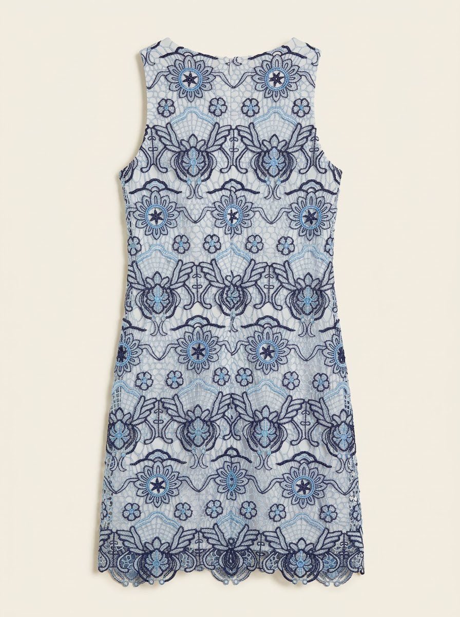 GUESS Los Angeles Guipure Lace Sheath Dress - Image 2