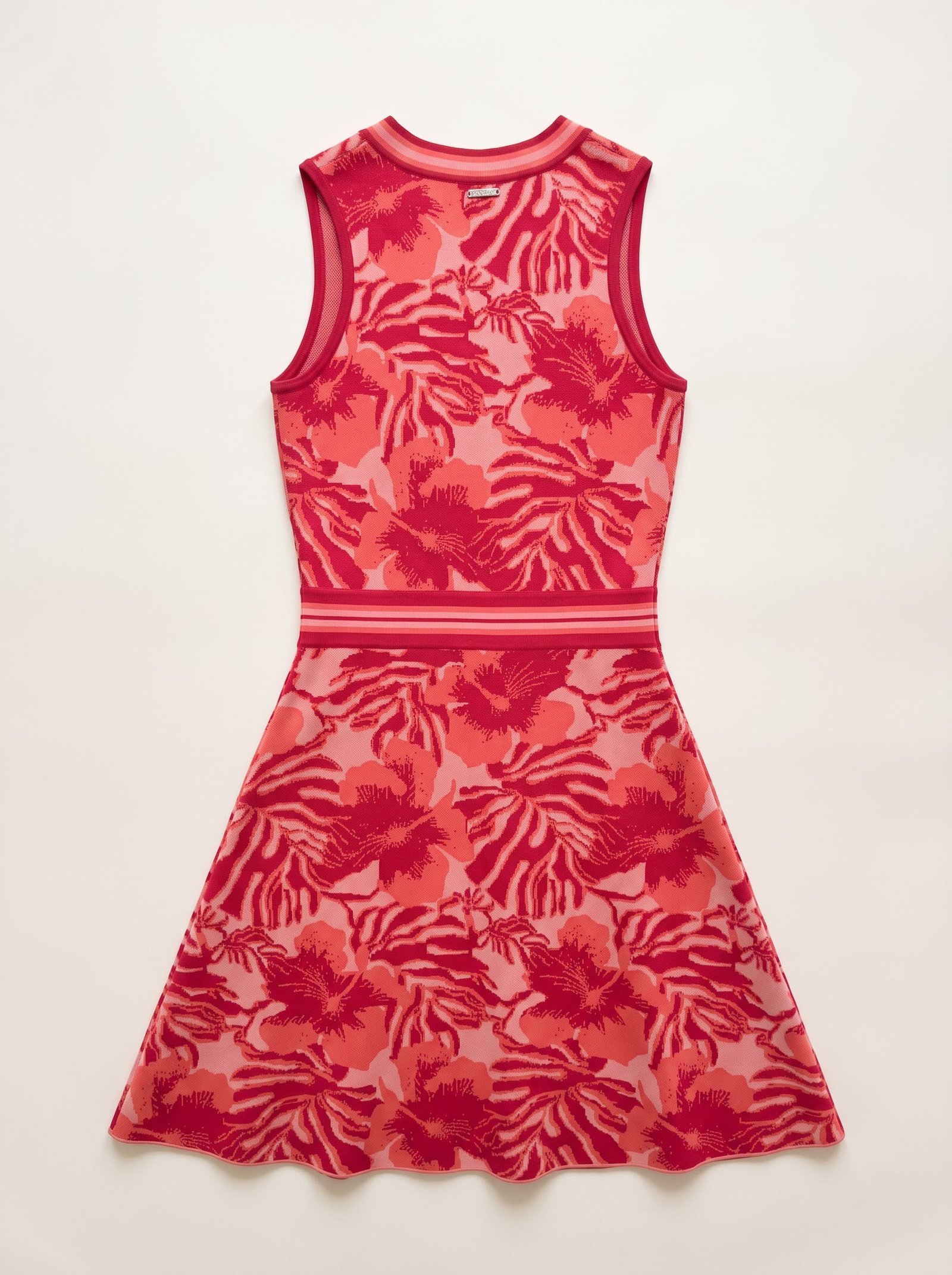 GUESS Tropical Floral Jacquard Knit Mini Dress - Image 4